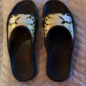 Salvatore Ferragamo Beach Rubber Slide Sandals